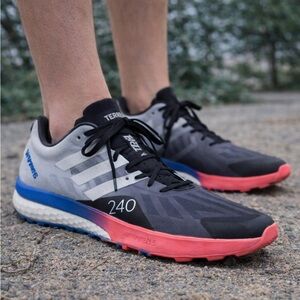 Adidas Terrex Speed Ultra Trail Running Shoes Men’s 12.5  Pink Boost Continental